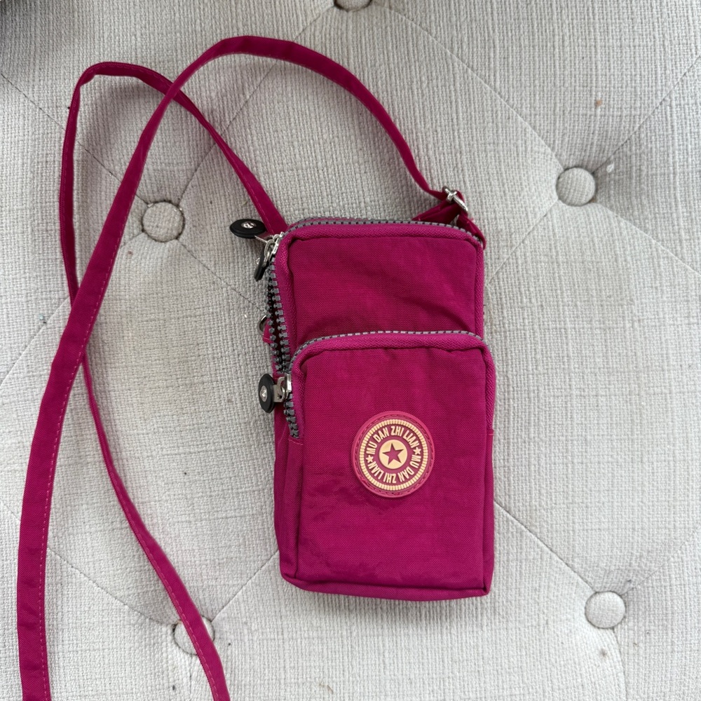 Vibrant Fuchsia Crossbody Bag
